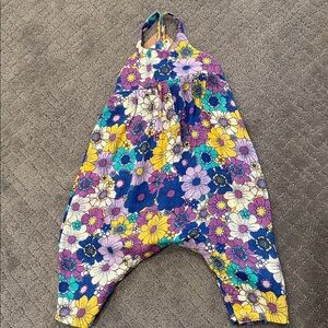 Angel Dear Multicolor Floral Romper